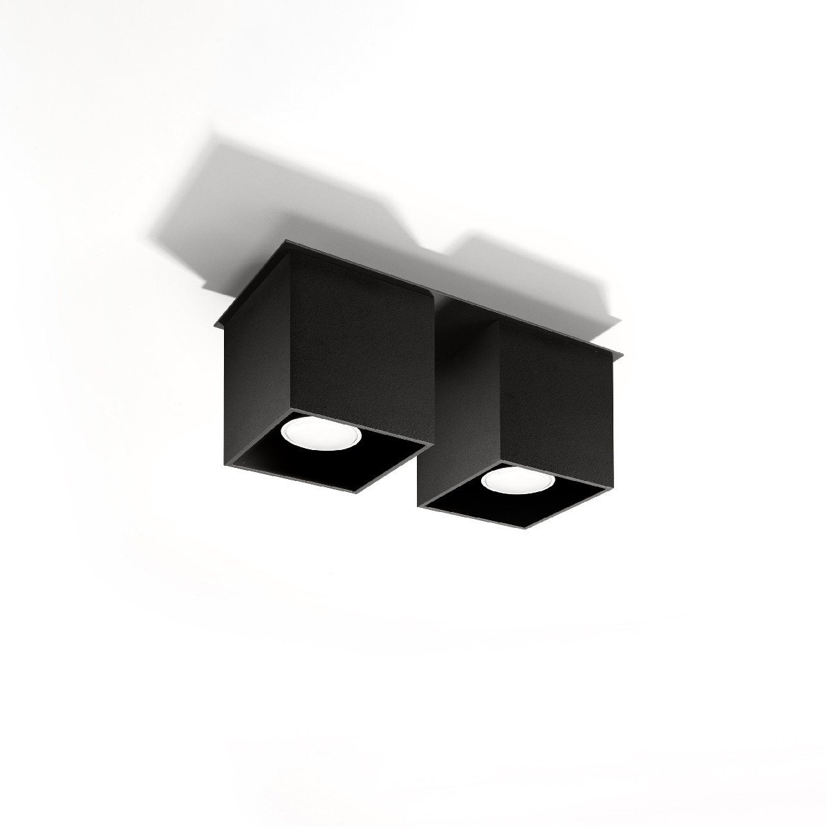 Lubinis šviestuvas SOLLUX QUAD 2 juodas, 40 W - 5