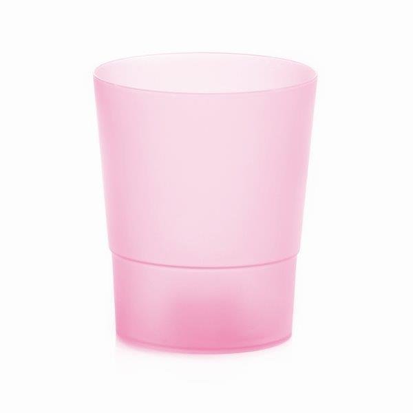 Plastikinis vazonas COUBI, rožinės sp., 12,5 x 12,5 x 15 cm