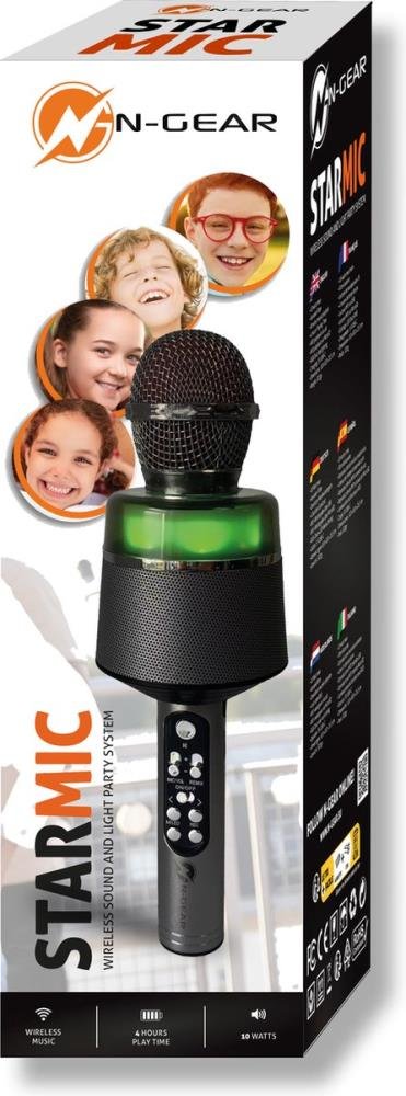 Vaikiškas mikrofonas N-GEAR STARMIC S20LSG, tamsiai pilkas - 2