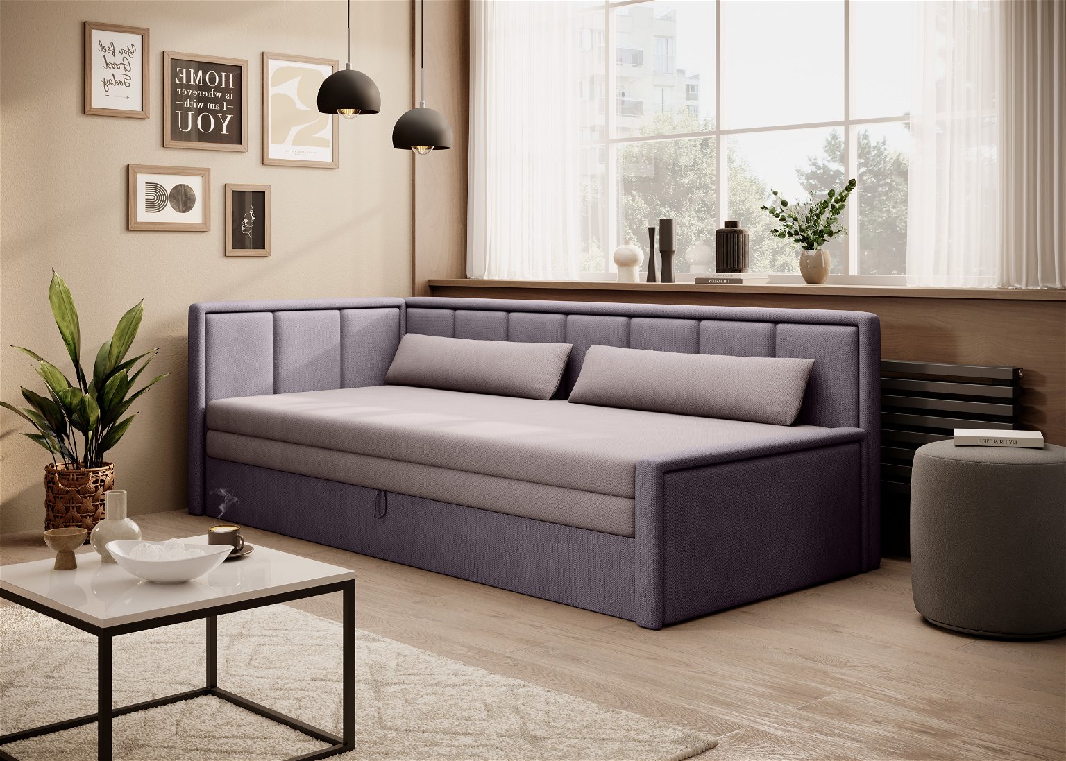 Sofa Fulgeo, violetinė - 1