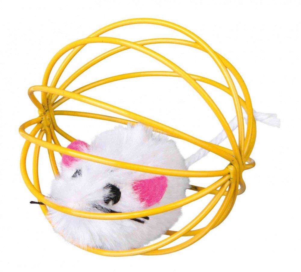 Žaislas katei TRIXIE, pelė vieliniame kamuolyje - 4