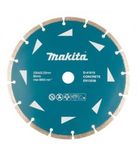 Deimantinis segmentinis pjovimo diskas MAKITA, 230 x 2,6 x 22,23 mm, betonui
