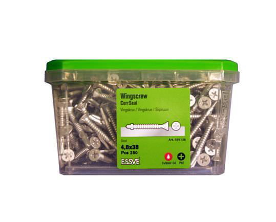 Savisriegiai ESSVE CorrSeal Ving, 4,8 x 38 mm, su sparneliais, 250 vnt.-0