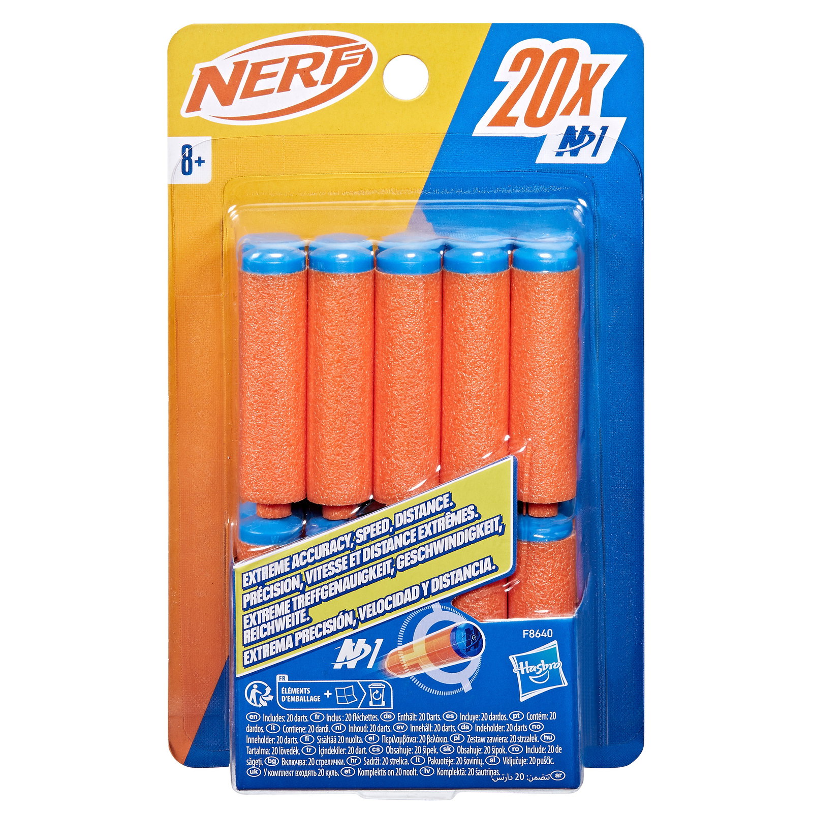 Žaislinio šautuvo NERF N Series šoviniai, 20 vnt - ermitazas.lt
