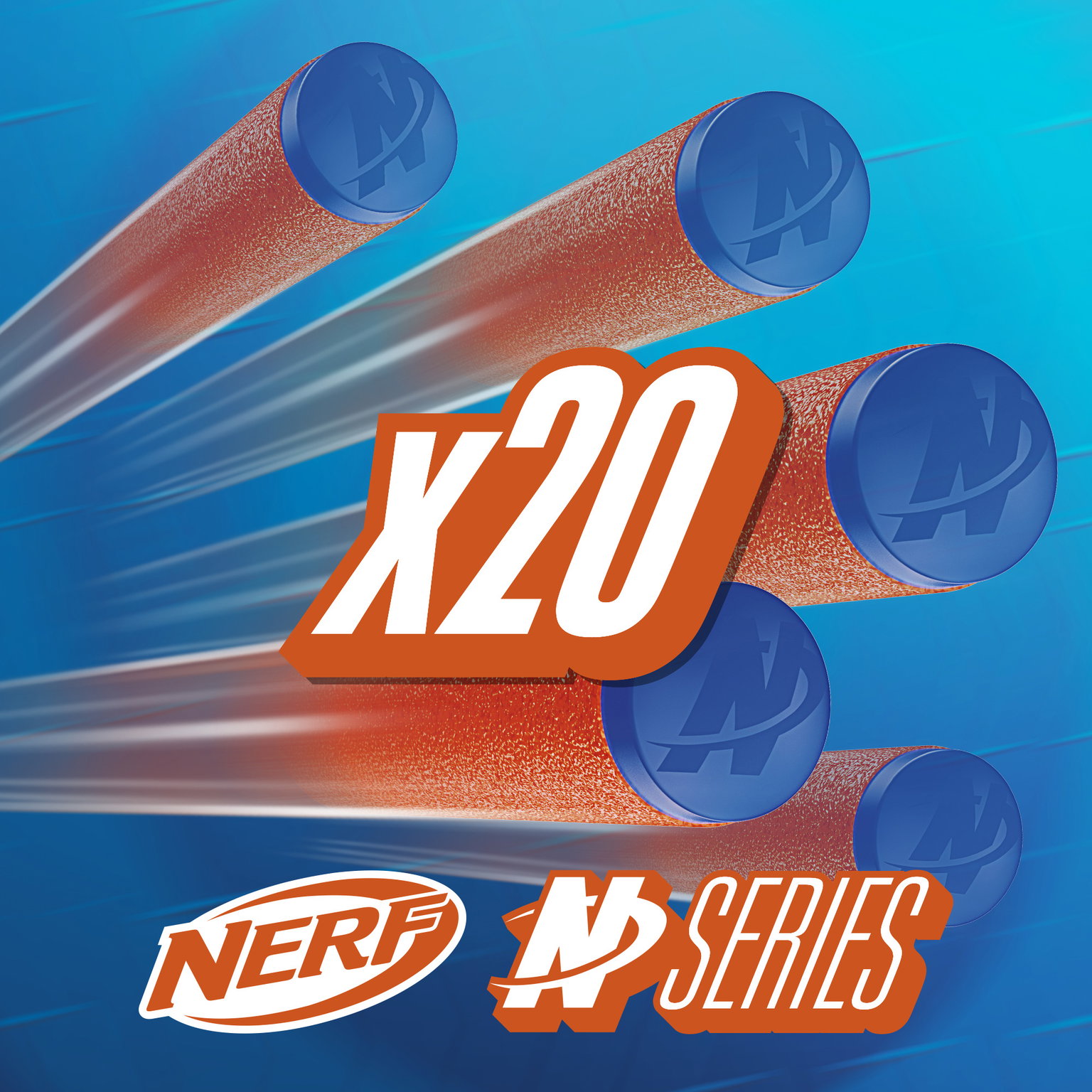 Žaislinio šautuvo NERF N Series šoviniai, 20 vnt - 3