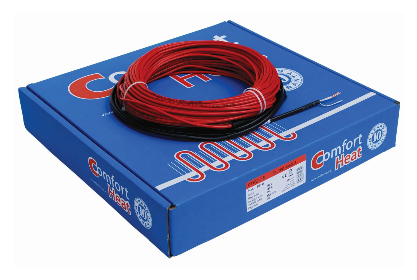 Šildymo kabelis COMFORT HEAT CTAV-18, 28 m, 520 W-1