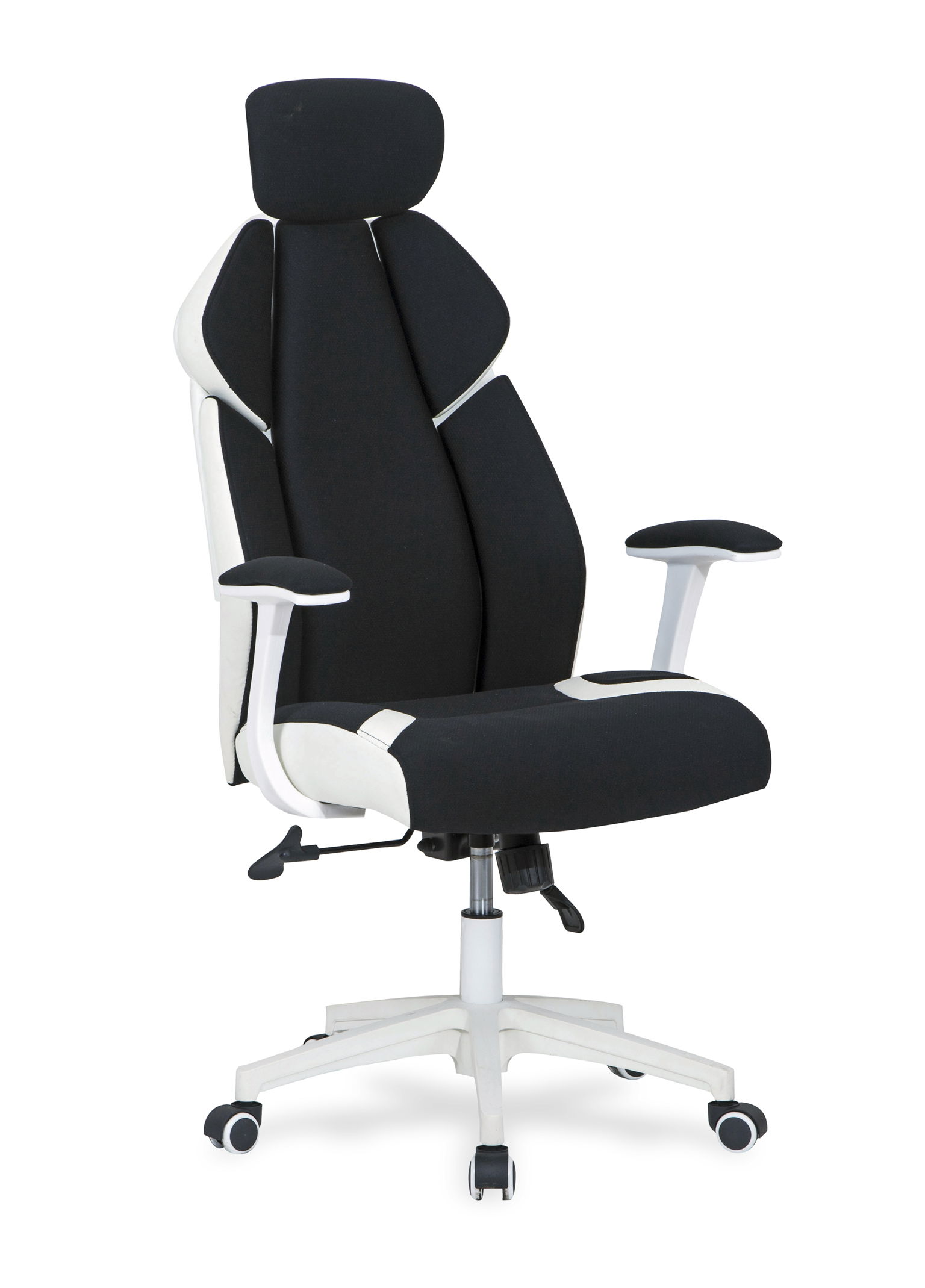 Biuro kėdė CHRONO, balta/juoda-0