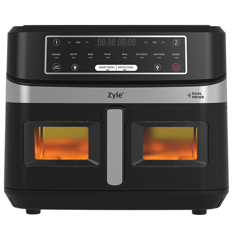 Karšto oro gruzdintuvė Zyle Dual Air Fryer 2 in 1 ZY551AF, 10 l - 3