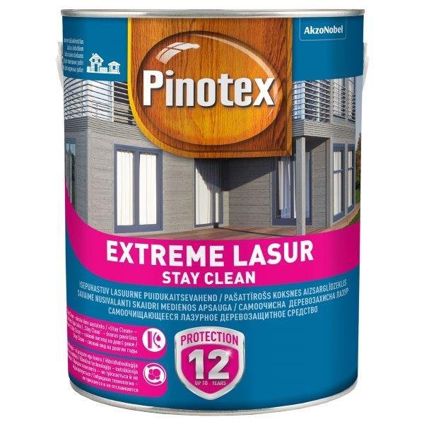 Medienos lazūra PINOTEX EXTREME LASUR, bespalvė, 3 l