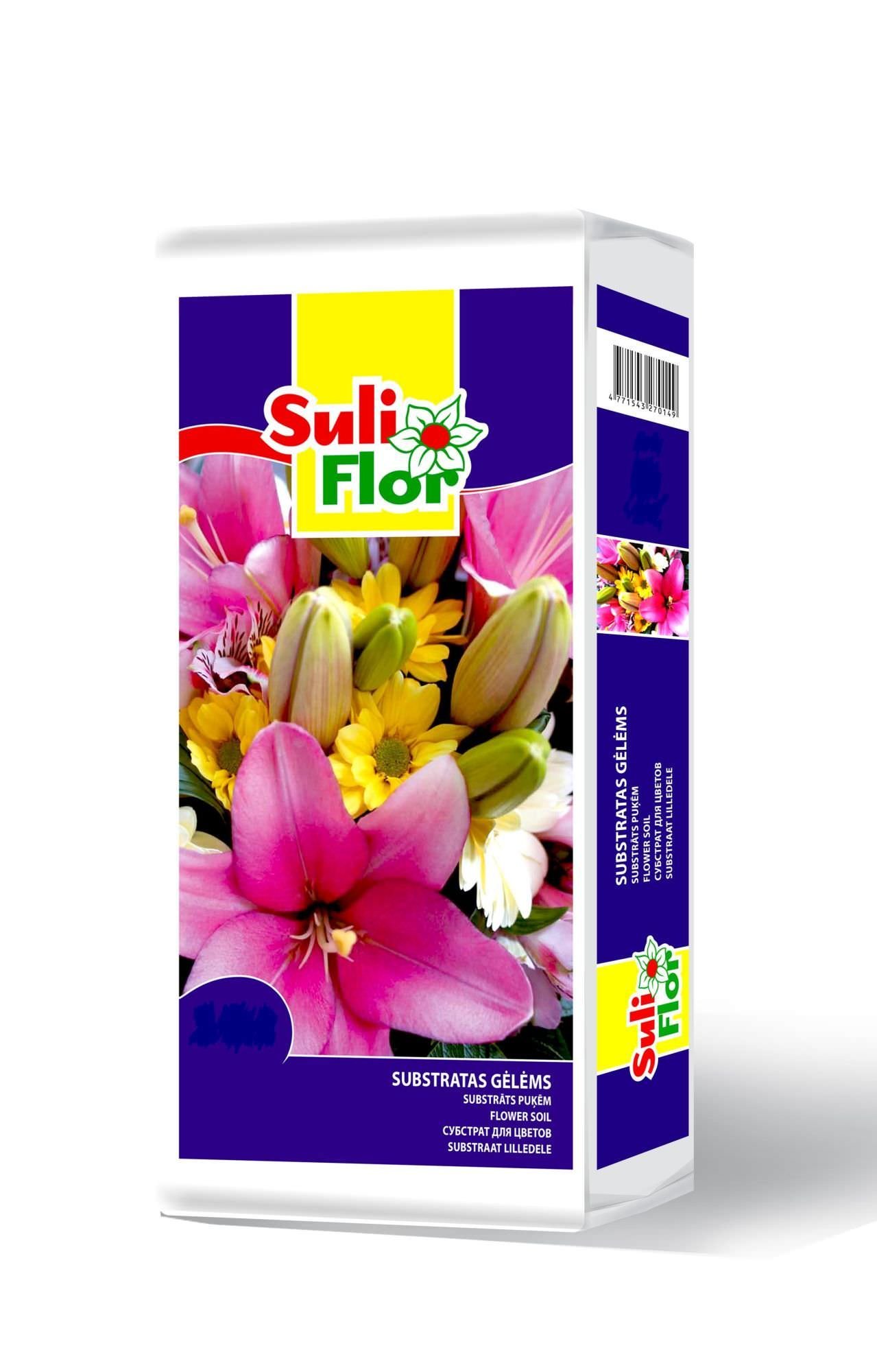 Gėlių substratas SULIFLOR, 20 l