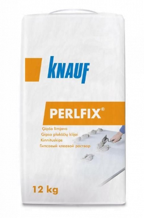 Gipsiniai klijai, gipso kartono plokštėms KNAUF PERLFIX 12 kg-0