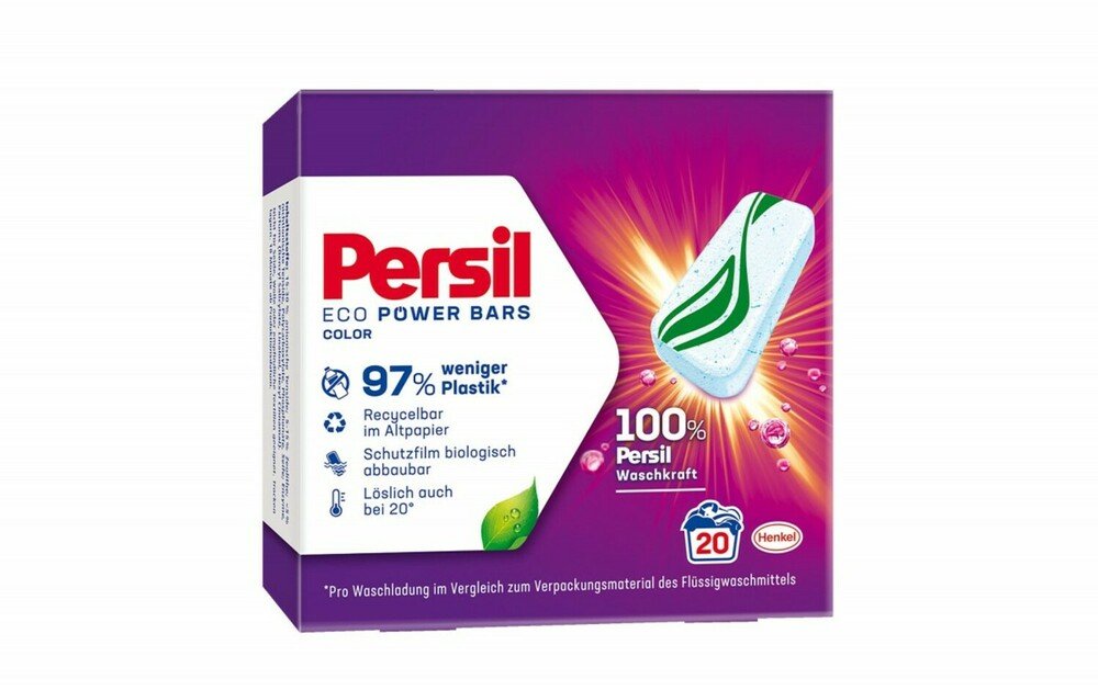 Skalbimo tabletės PERSIL Eco Power Bars Color, 20 skalbimų