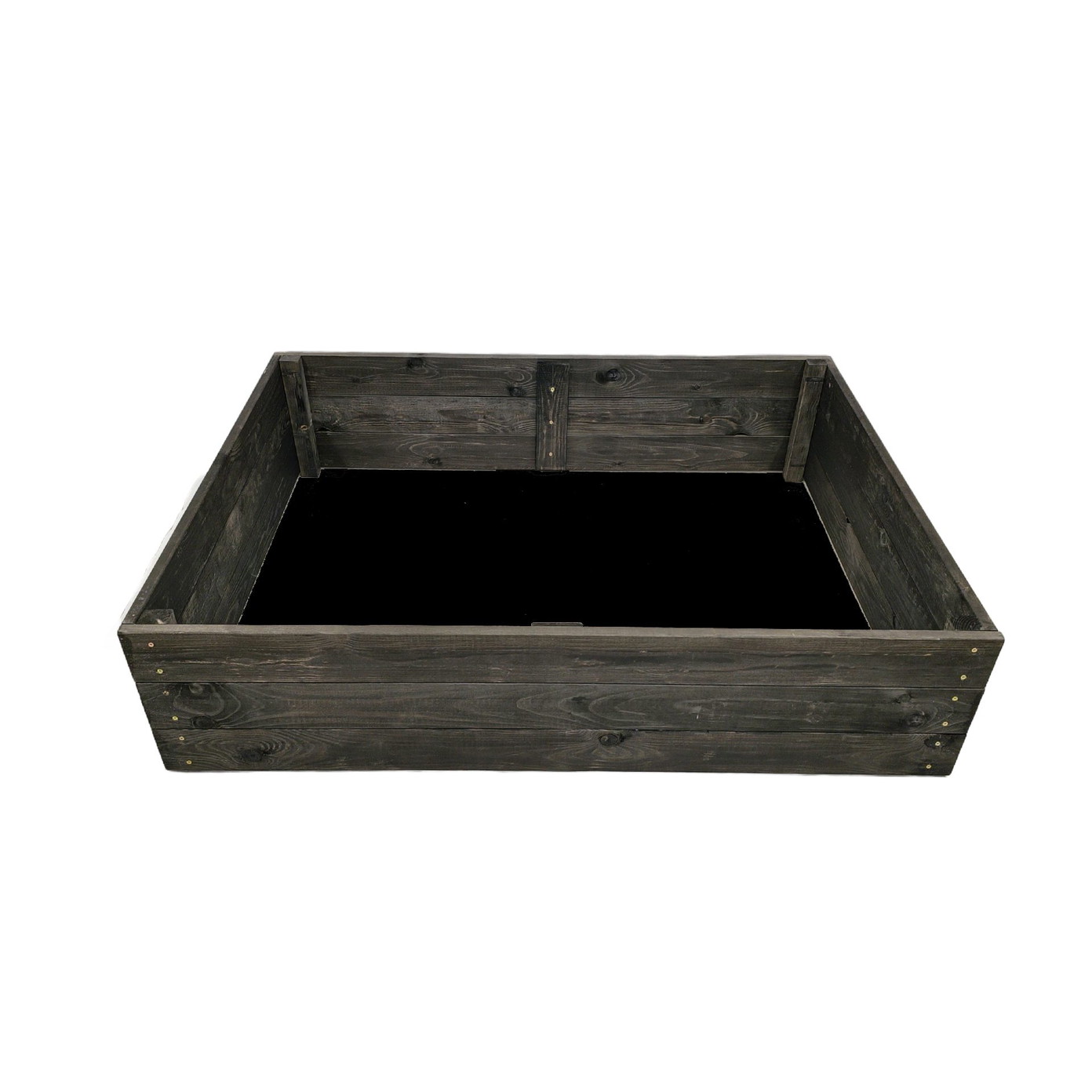 Medinė lysvė Bonus Orbis, 115 x 85 x 27 cm, juoda-1
