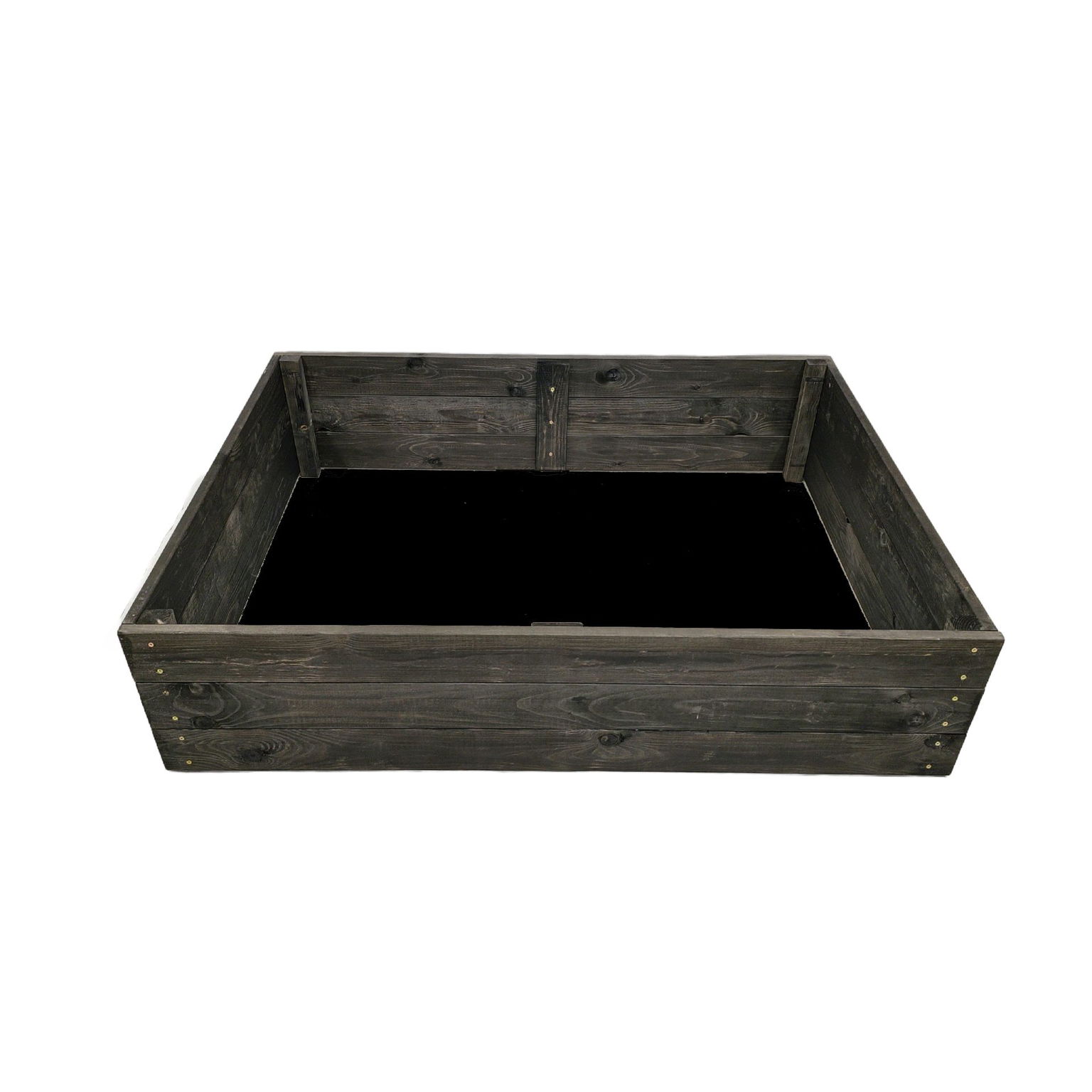 Medinė lysvė Bonus Orbis, 115 x 85 x 27 cm, juoda-1