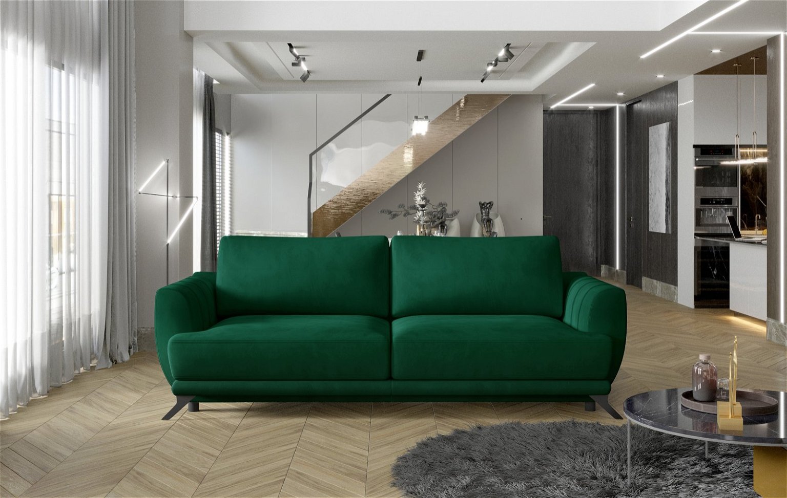 Sofa Megis, žalia