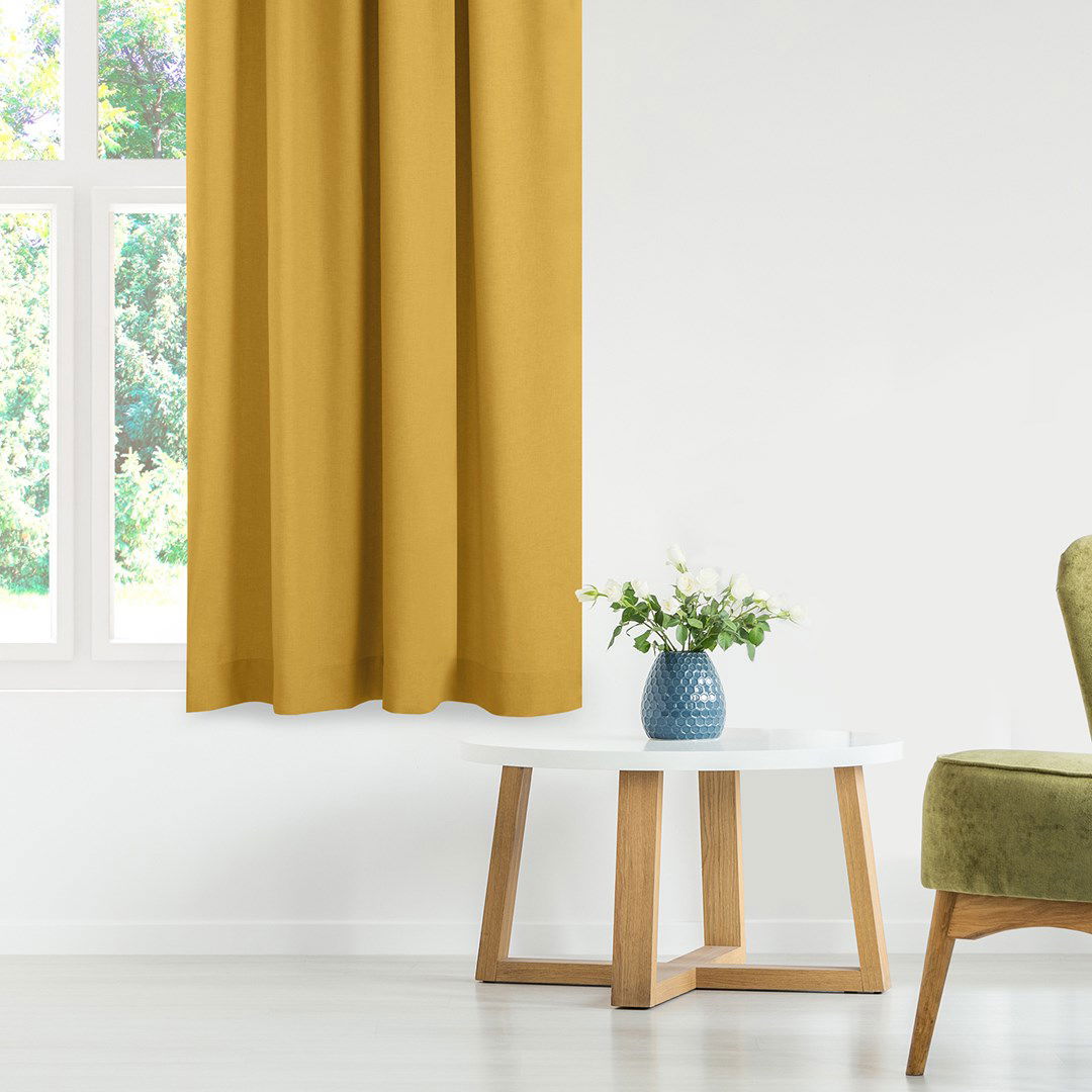 Naktinė užuolaida CARMENA  MUSTARD PLEAT, 220x175 cm - 4