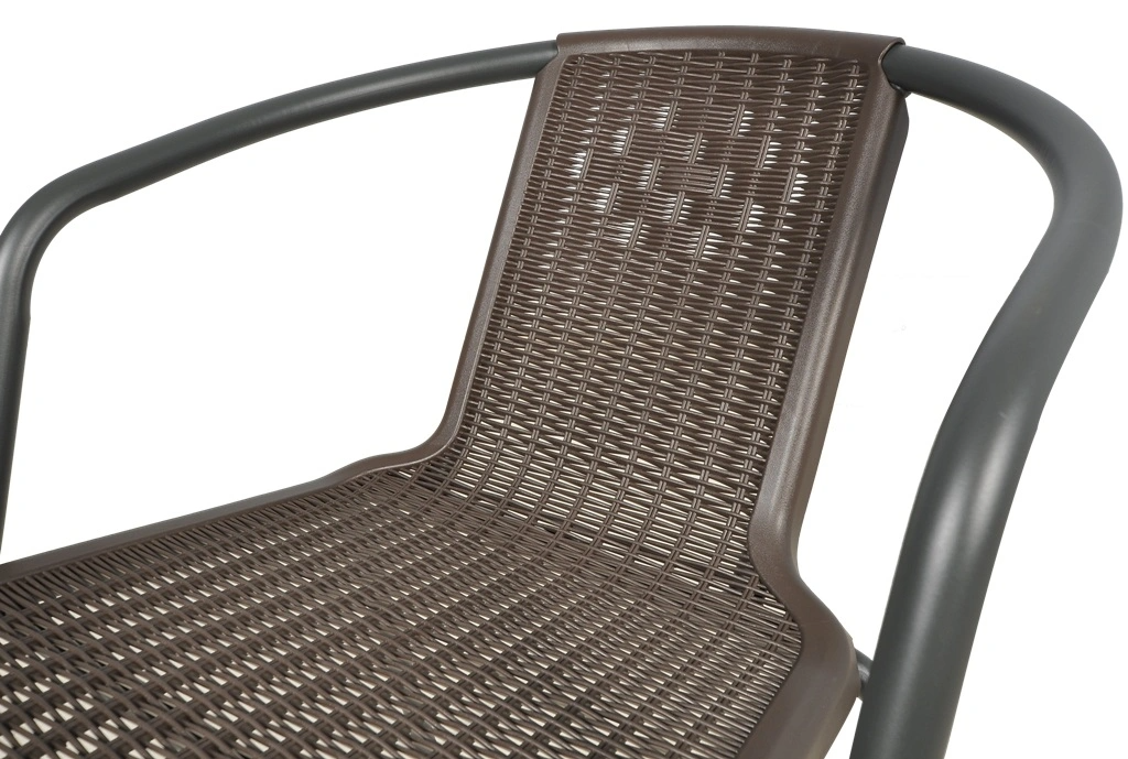 Lauko baldų komplektas SIMPLE 150 cm, 6+1, Brown - 5