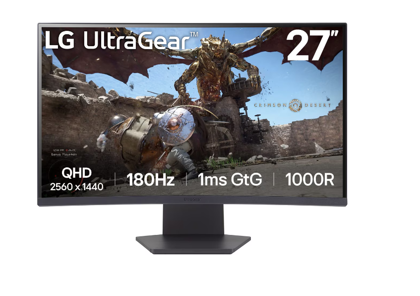 Monitorius LG 7GS60QC-B, 27", 1 ms-0