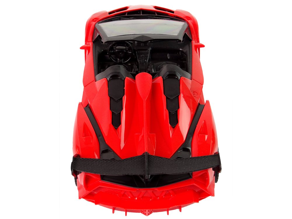 Sportinis automobilis su nuotolinio valdymo pultu, 1:18, raudonas - 8
