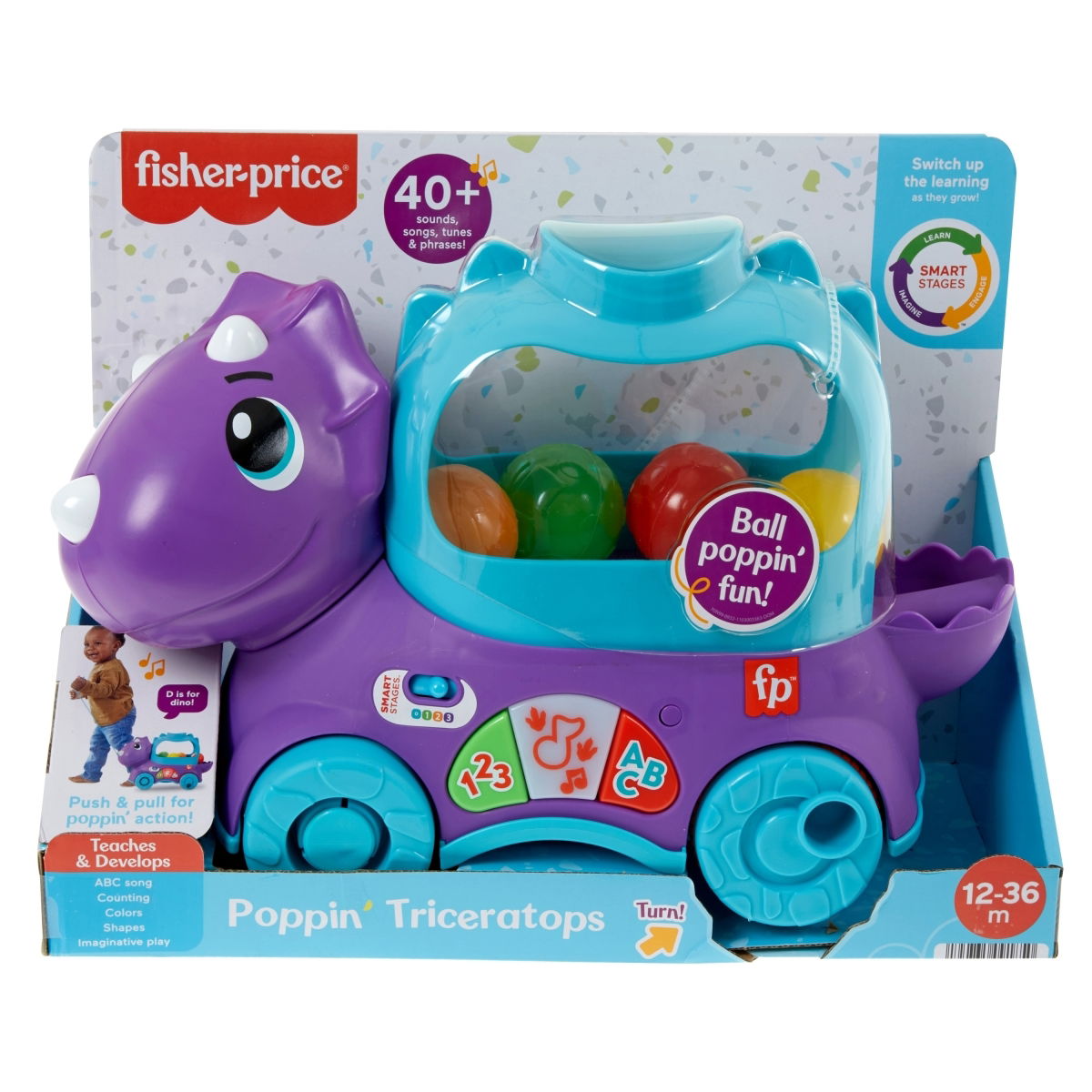 Interaktyvus dinozauras  FISHER PRICE, Lietuviškai įgarsintas - 1