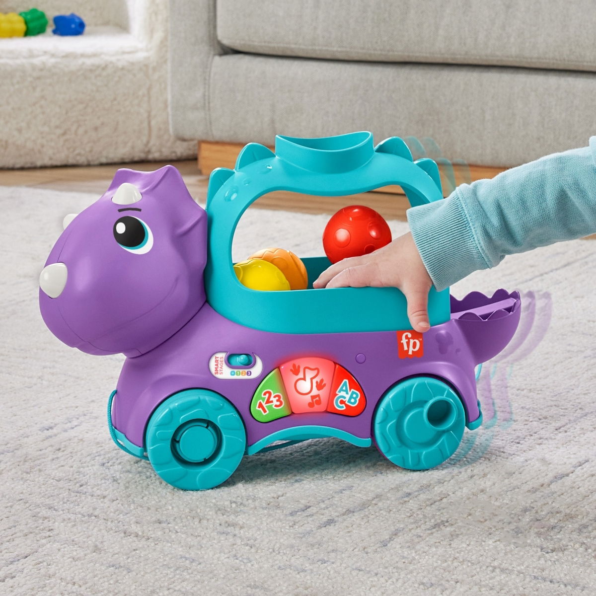 Interaktyvus dinozauras  FISHER PRICE, Lietuviškai įgarsintas - 6