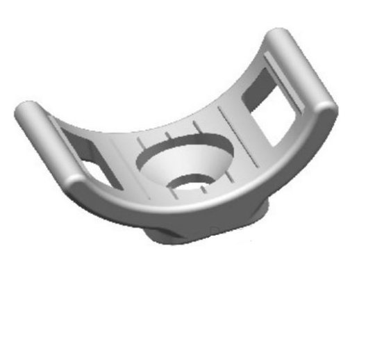 Dirželio laikikliai BALTPLAST, 9 mm baltos sp., 100 vnt.-0