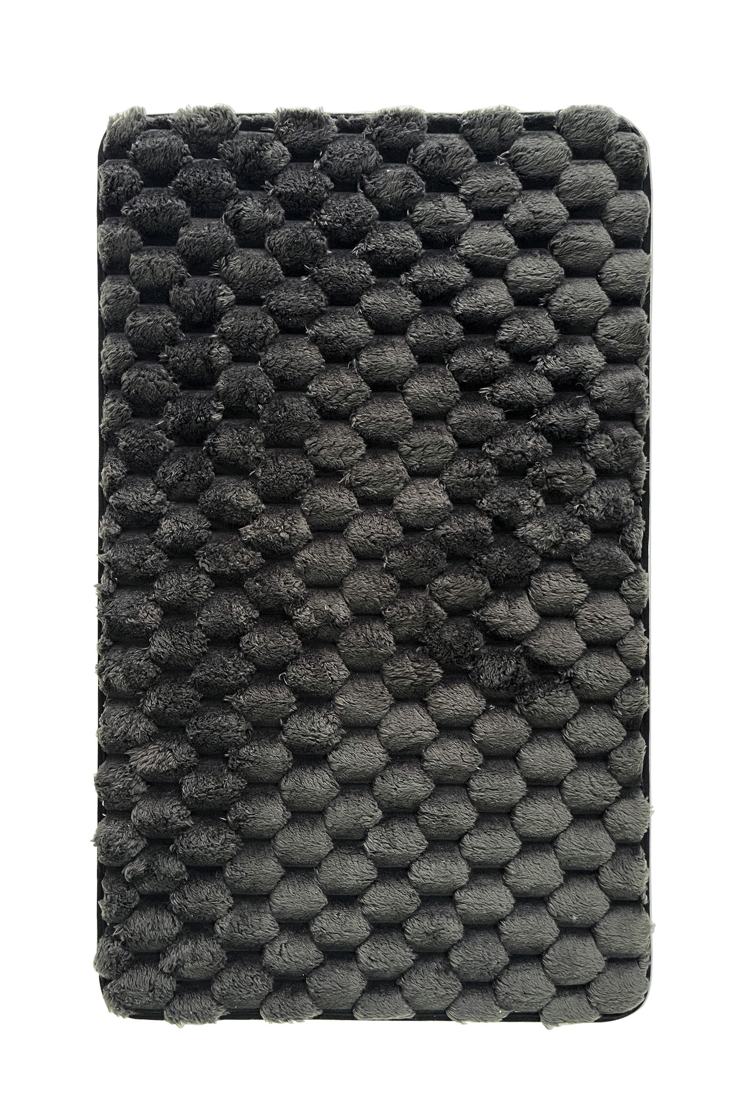 Vonios kilimėlis BENEDOMO FOAM KORIUKAI, t. pilkos sp., poliester., 50 x 80 cm - 1