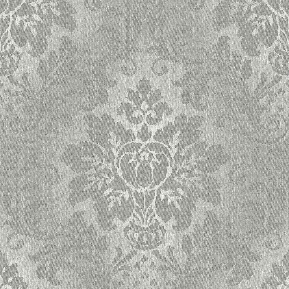 Viniliniai tapetai flizelino pagrindu GRANDECO FABRIC DAMASK, A10904, 0,53 x 10,05 m-0