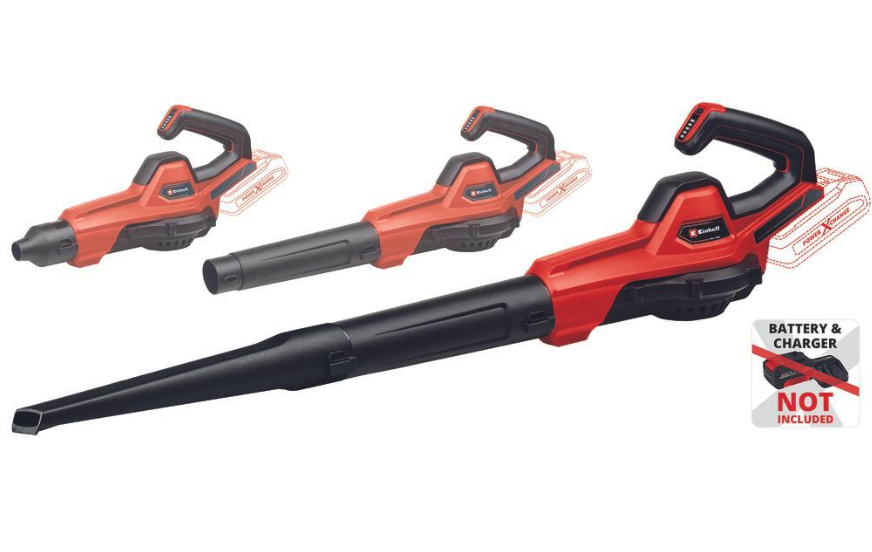 Akumuliatorinis lapų pūstuvas EINHELL GE-UB 18/250 Li E-Solo, 18 V, 120 m³/h, 250 km/h,be akumuliat.-0