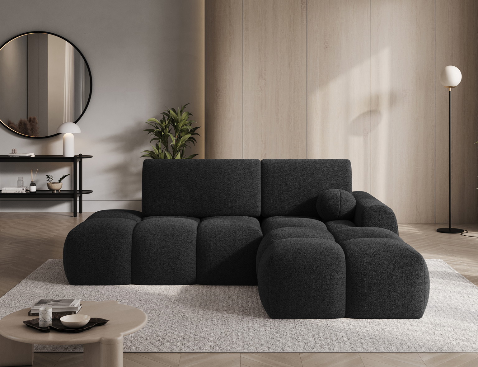Kampinė sofa Vittario, tamsiai pilka sp., 170 x 227 cm x 95 cm-1