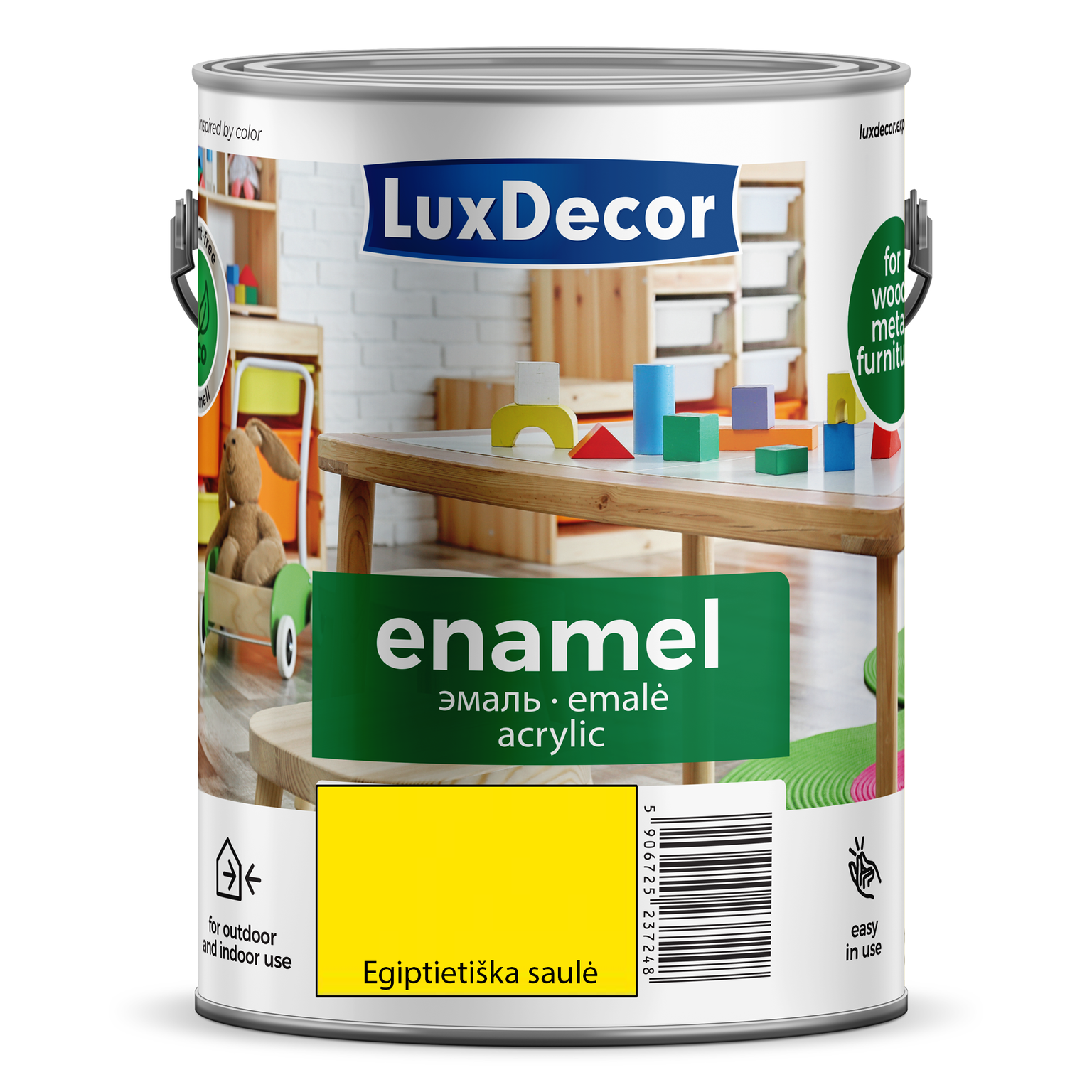 Emaliniai dažai LUXDECOR, blizgus,egipto saulės sp., 2,2 l-0