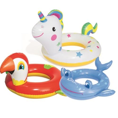 Pripučiamas plaukiojimo ratas Bestway Animal Shaped-0