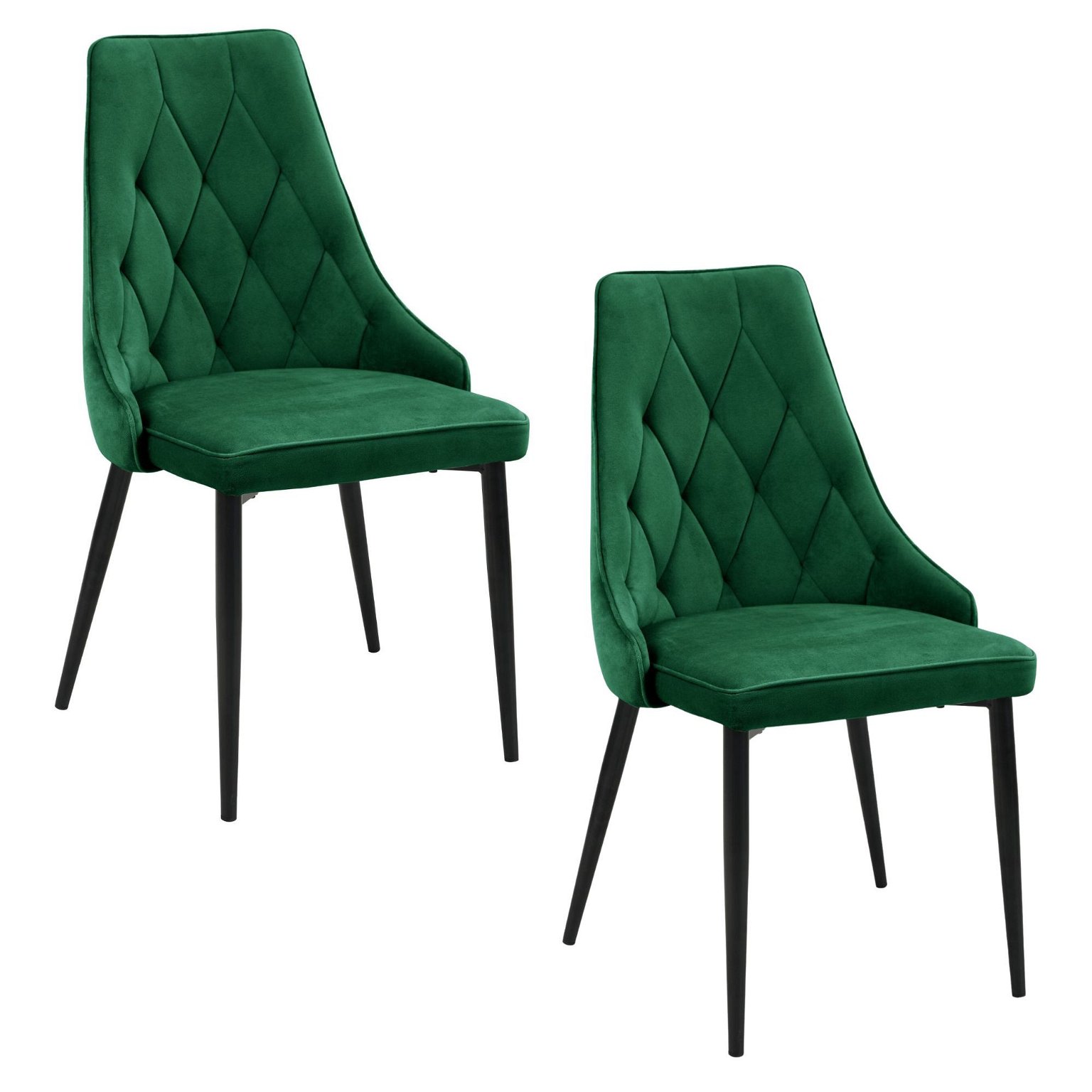 2-ių kėdžių komplektas SJ.054, žalia