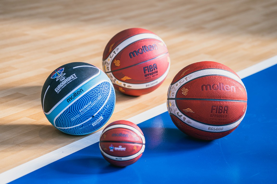 Krepšinio kamuolys  MOLTEN B7G5000-E5Z FIBA Eurobasket 2025 - 5