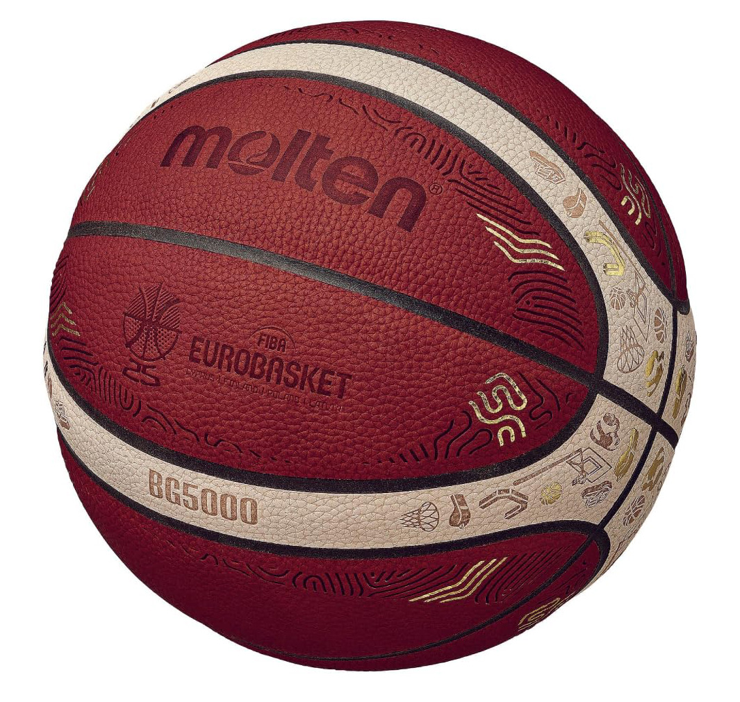 Krepšinio kamuolys  MOLTEN B7G5000-E5Z FIBA Eurobasket 2025 - 3
