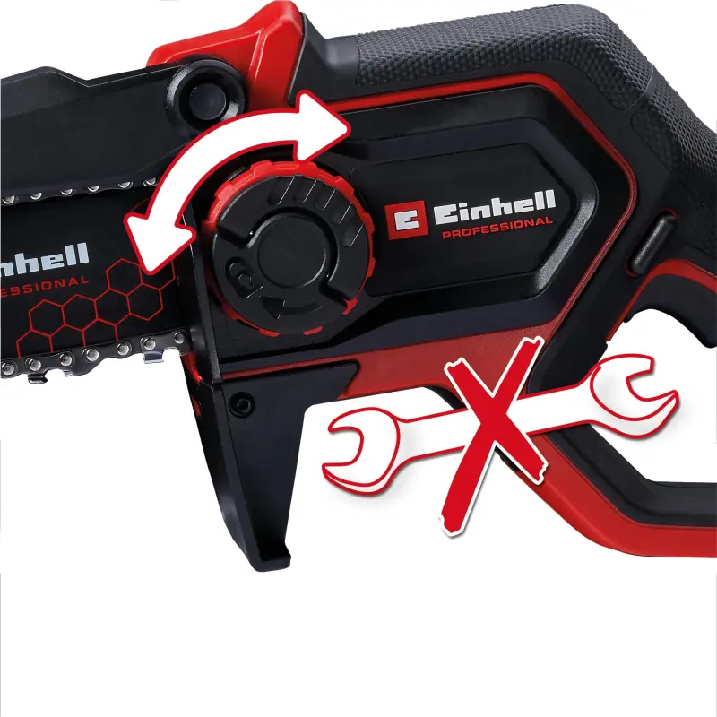Akumuliatorinis grandininis genėjimo pjūklas EINHELL GP-PS 18/20 Li BL-Solo, 18 V, 20 cm, be akumul. - 4