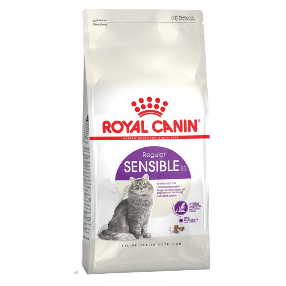 Sausas kačių ėdalas ROYAL CANIN FHN Sensible, 4 kg-0