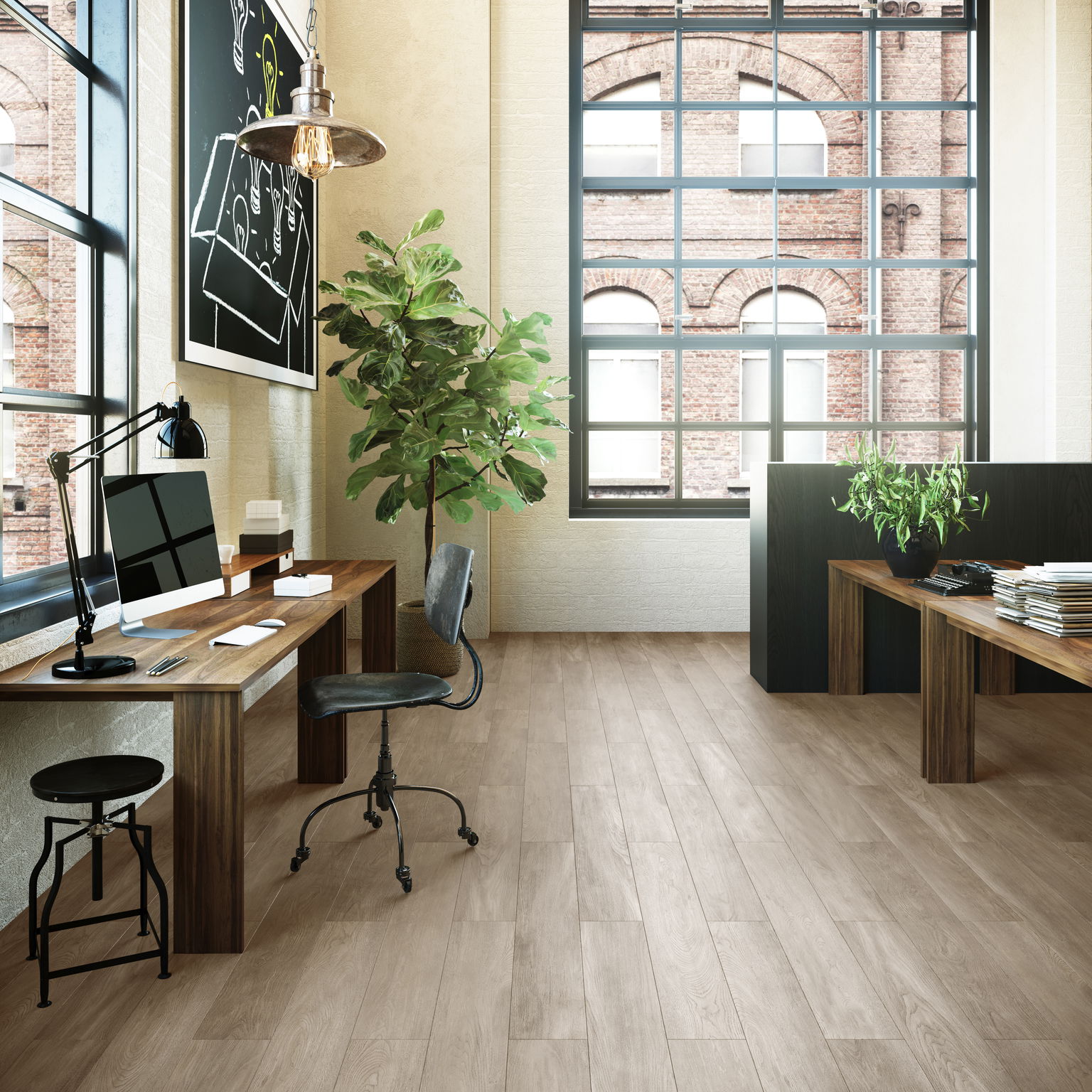 LVT lentelė klij. 32 MAXIMUS N.England Oak Sand, 1219x178x2,5, 33/42-1
