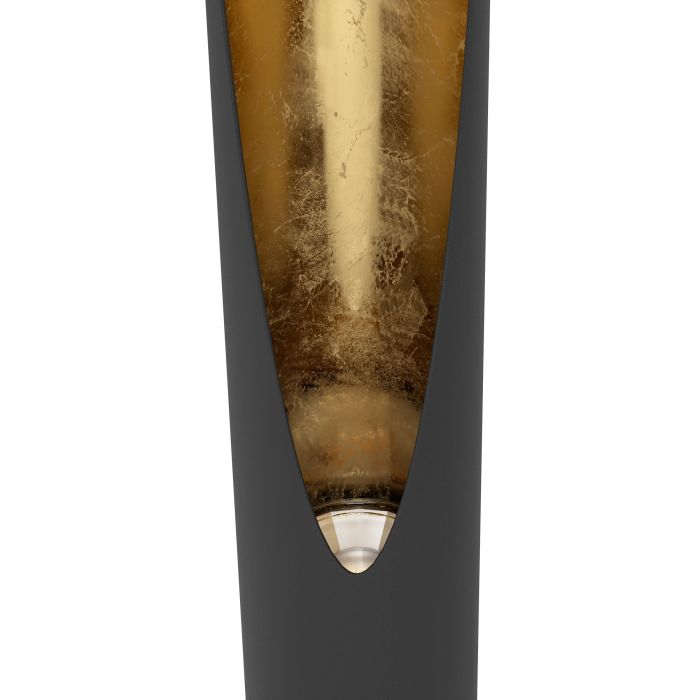 Stalinis šviestuvas EGLO BARBOTTO 1xGU10 4,5 W kompl. su lempute juodos sp, Ø6cm, h39,5cm-1