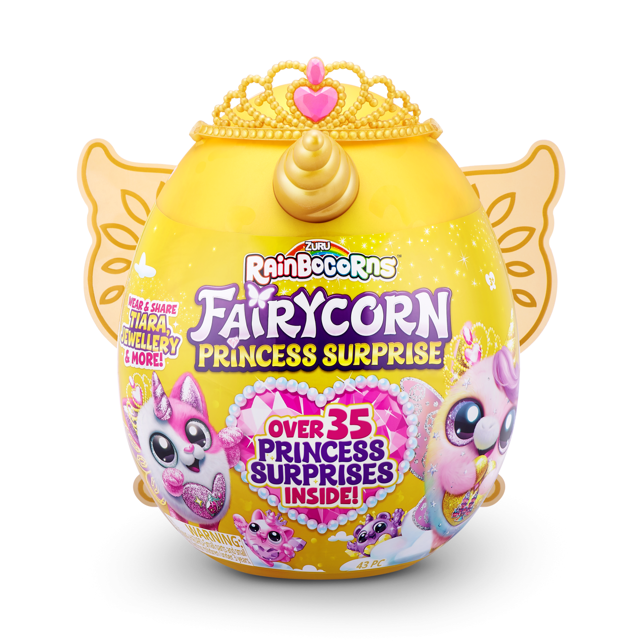 RAINBOCORNS pliušinis žaislas su aksesuarais Fairycorn Princess, 6 serija, 9281 - 1