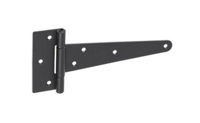 Vartų lankstas ZT 125, 125 x 35 x 80 x 2 mm, juodos sp.-0