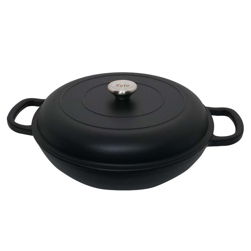 Ketaus puodas Zyle ZY030CBKI, 300 mm, 3.5 l-0