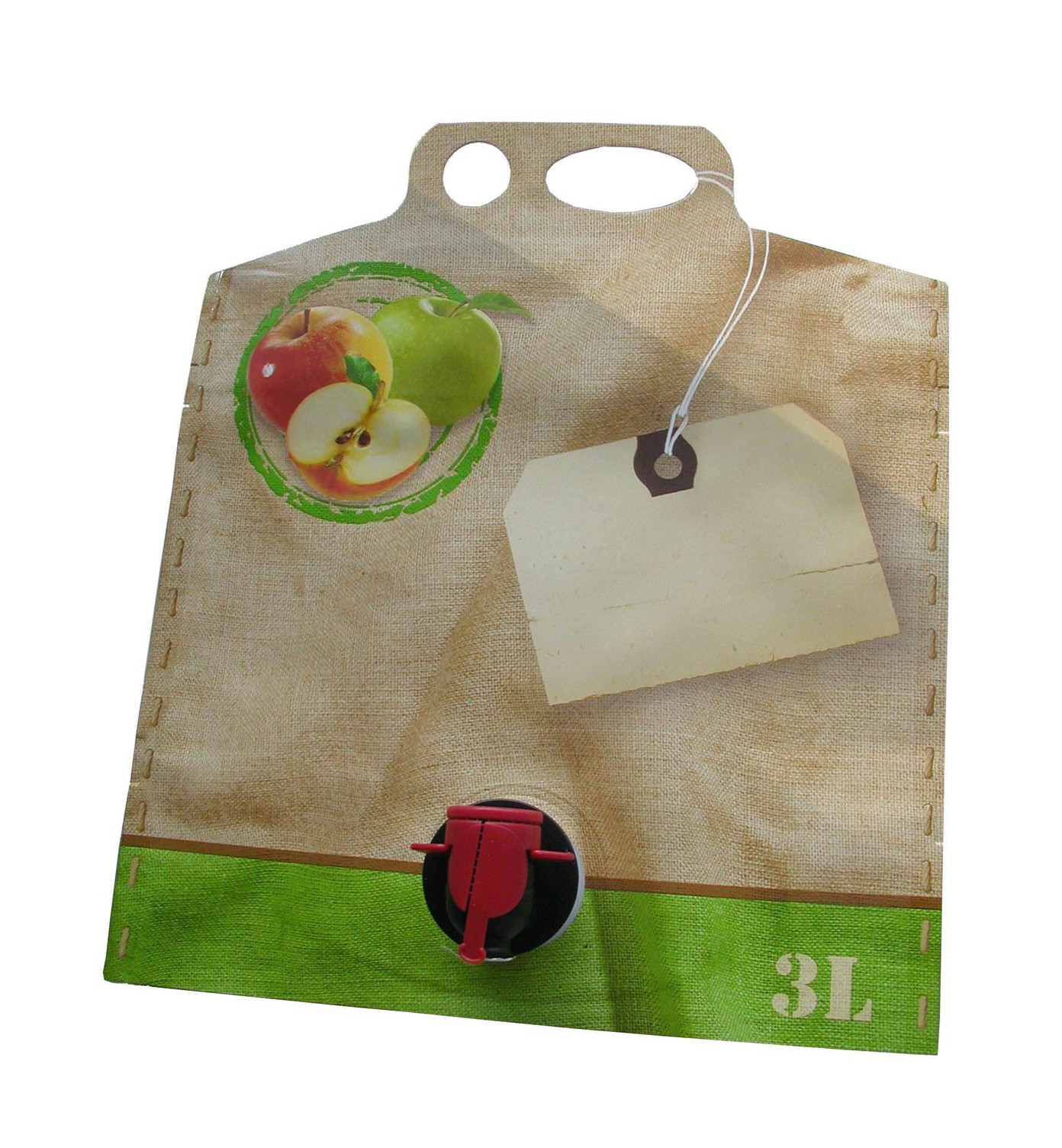 Pastatomas sulčių maišelis su kraneliu, 3 L-0