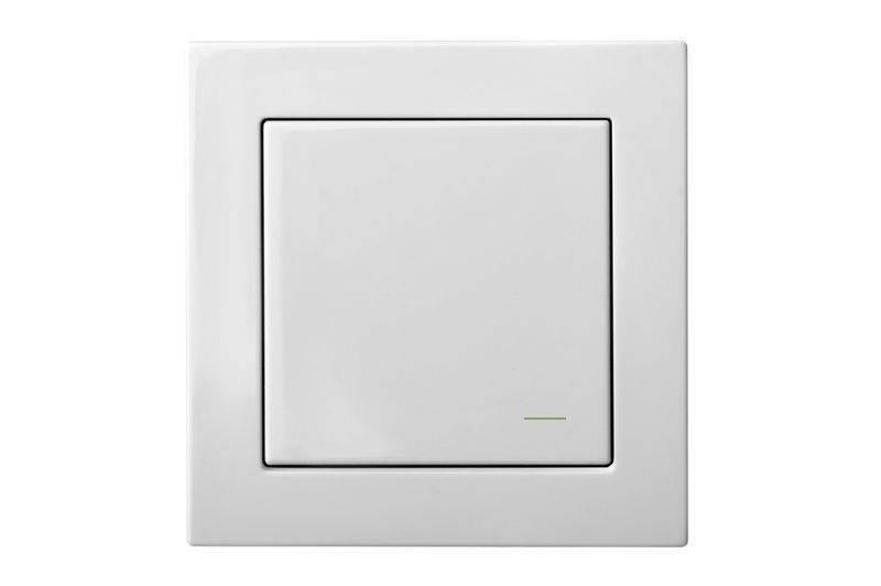 Radijo bangas siunčiantis jungiklis EPSILON, su imtuvu, baltos sp., RJ-314-1