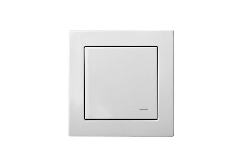Radijo bangas siunčiantis jungiklis EPSILON, su imtuvu, baltos sp., RJ-314-0
