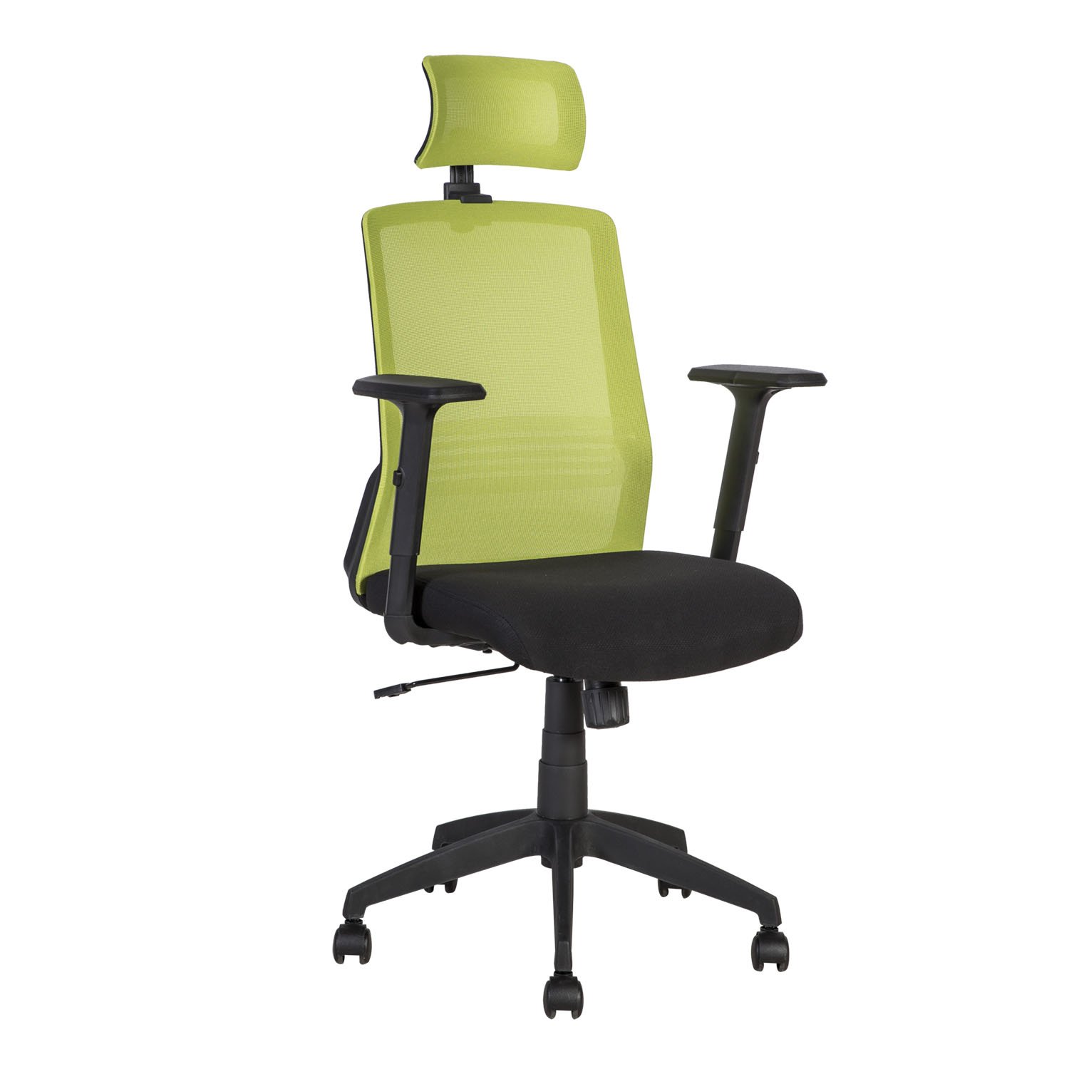 Biuro kėdė BRAVO, 62x53x114-120 cm, žalia