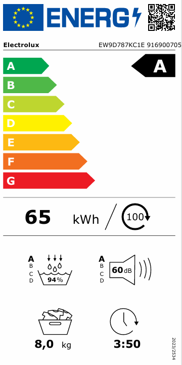 Džiovyklė ELECTROLUX EW9D787KC1E - 4