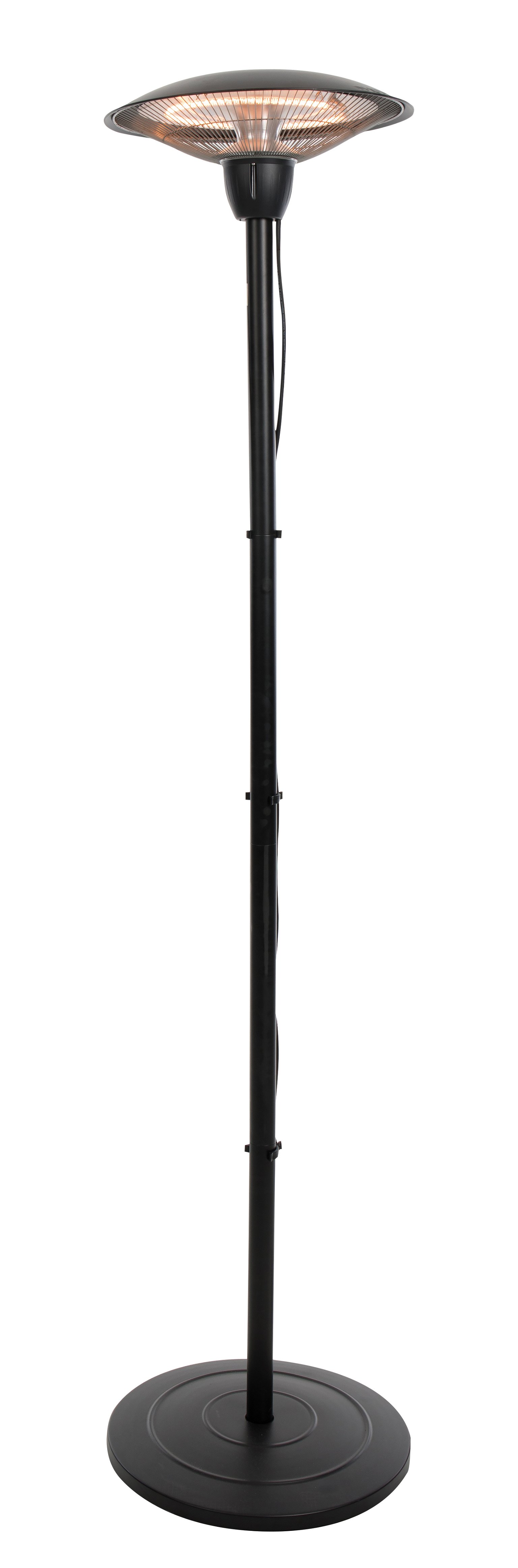 Infraraudonųjų spindulių šildytuvas SUNRED BAR-1500S, 1500 W, juodas