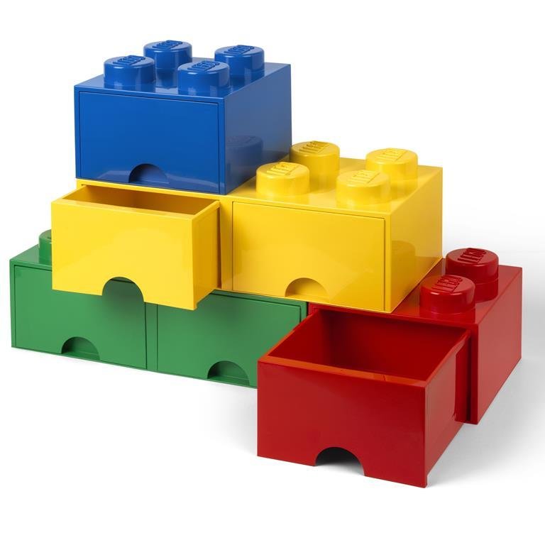 Daiktadėžė LEGO BRICK, mėlynos sp., 25 x 25 x 18 cm, 470 ml - 3