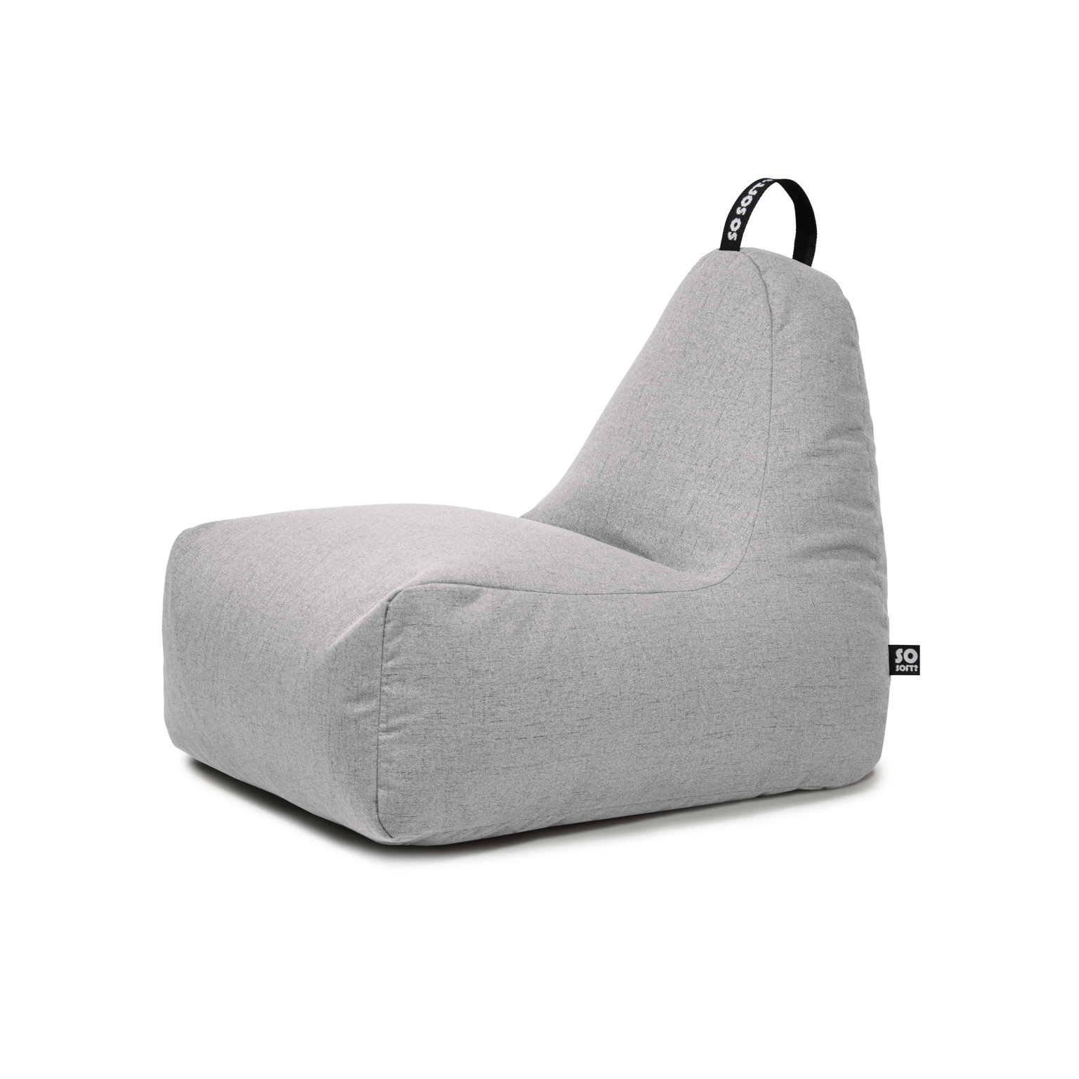Sėdmaišis Chill M Scandi, 80x57x60 cm, baltai pilka-0